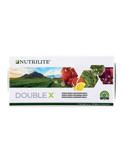 Nutrilite Double X Refill (31-day )186 เม็ด วิตามินรวม / เกลือแร่รวม / สารสกัดจากพืช ช่วยลดความเสี่ยงโรค ฟื้นฟู ความแข็งแรง