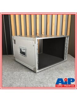 COMPACT EM-6 RACK สีเงิน เปลือยหน้า-หลัง (ไม่มีฝาปิด) ลึก19นิ้ว คอมแพ็ค แร็ค EM6 EM 6 แร็คเครื่องเสียง แร็คเปลือย แร็คแอมป์