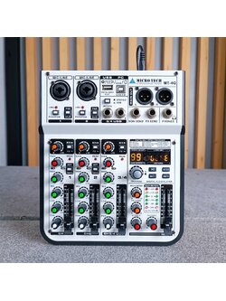 MICROTECH MT-4Q mixer มิกเซอร์ อนาล็อก เอฟเฟคแท้ บลูทูธ ไมโคร เทค MT 4Q MT4Q เอไอ-ไพศาล