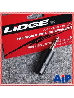 1ตัว ปลั๊ก Plug 3.5mm TR-ST ปลั๊กไมค์ Plug LIDGE YM-168M ปลั๊ก TRS YM168M YM 168 M YM168 เอไอ-ไพศาล
