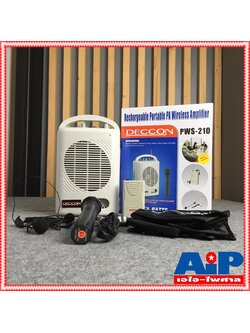 DECCON PWS 210U เครื่องช่วยสอน+ช่องUSB/SD CARD ตู้ช่วยสอน เครื่องช่วยสอน ลำโพงช่วยสอน PWS210U PWS 210 U PWS-210 U +++