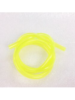 สายน้ำมันเบนซิน/ไนโตร (ในถัง/นอกถัง) รูใน3mm. วงนอก5mm. -1เมตร สีเหลือง