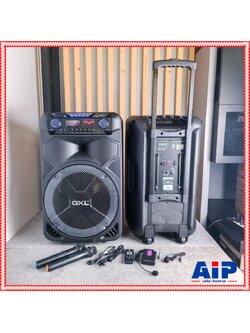 1ใบ GXL GLP-A1500 ลำโพงล้อลาก15นิ้ว ไมค์ลอย(ถือ2+หนีบ1) ตู้ลำโพงเอนกประสงค์ ตู้ลำโพงเคลื่อนที่ล้อลาก ขนาด 15 นิ้ว GLP A1500 GLPA1500 เอไอ-ไพศาล