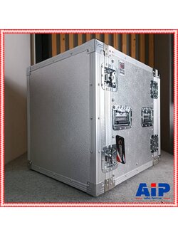 COMPACT M-12U 2ฝาหน้า-หลัง ลึก19" ผิวอลูมิเนียม แร็ค แร็คลึก19" RACK12U แร็คผิวอลูมิเนียม RACK เอไอ-ไพศาล