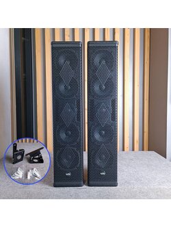คู่ละ NTS CL-414 column loudspeaker พร้อมขาแขวนพนัง CL-414 CL-414 ลำโพงคอลัมน์ ลำโพง เอไอ-ไพสาล