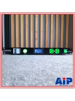 TECHCRON AC802A ปลั๊กไฟ 1U ปลั๊กเขียว AC802 จอสีน้ำเงิน AC-802 ปลั๊กไฟใส่แร็ค AC 802 A ปลั๊กไฟภาคสนาม ปลั๊กไฟใช้กับเครื่องเสียง
