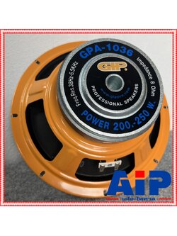 1 ดอก GIP GPA-1036 ลำโพง10นิ้ว ดอกลำโพง 10 นิ้ว GPA1036 กำลัง 200 วัตต์ GPA1036 GPA 1036 เอไอ-ไพศาล +++