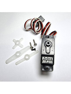 เซอร์โว 8กรัม 60องศา ใช้ไฟ 4.8-6.0v Zebra ZS-F135 Micro FEATHER SERVO
