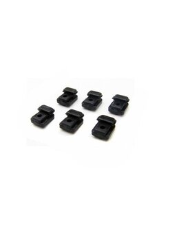 TL : Servo Fixed Nuts - สีดำ (6ชิ้น)