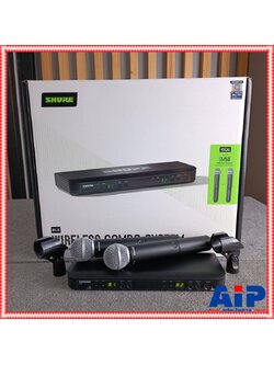 SHURE BLX288TH/SM58-Q12 ไมค์ลอยคู่ ไมโครโฟนไร้สายแบบมือถือคู่ ชนิด Dynamic คลื่นความถี่ 748-758MHz BLX 288 TH / SM 58 Q 12 BLX288TH/SM58Q12 เอไอ-ไพศาล +++