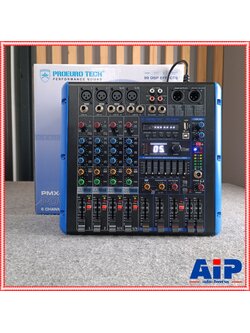 PROEUROTECH PMX-608 POWERMIXER เพาเวอร์มิกซ์ มิกซ์ มิกเซอร์ PMX 608 PMX608 เครื่องเสียง เครื่องปรับแต่งเสียง เอไอ-ไพศาล