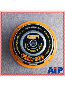 1ดอก GIP GML-836 ลำโพง 8นิ้ว ดอก ลำโพง ขอบอ่อน GML 836 GML836 เอไอ-ไพศาล +++