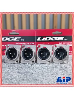 แพ็ค4ตัว ติดแท่น LIDGE YM047A XLRติดแท่น YM-047A XLR ตัวผู้ แจ็ค YM 047 A ติดแท่นตัวผู้ เอไอ-ไพศาล