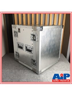 COMPACT RACK SD-12U 2ฝาหน้า-หลัง ลึก16" ผิวอลูมิเนียม แร็ค แร็คลึก16" RACK12U เอไอ-ไพศาล