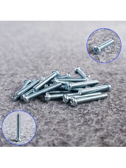 ถุง20ตัว สกรูJP 3X20 น็อต สกรู น็อตเกลียวละเอียด น็อตเกลียวละเอียดหัวกลม สกรูเกลียวละเอียด น็อตJP3X20 เอไอ-ไพศาล