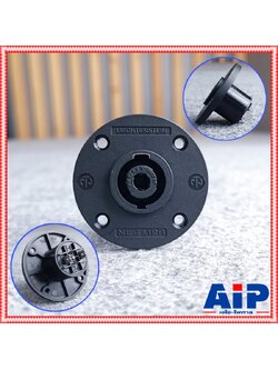 *ของแท้* NEUTRIK NL4MPRXX แจ็ค SPEAKON ตัวกลม สเปคคอนติดแท่น สเปคคอนตัวเมีย NL 4 MPRXX NL-4 กลม สเปคคอนตัวกลม ติดแท่น