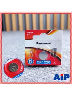 1ก้อน PANASONIC CR1220 ถ่าน ถ่านกระดุม CR 1220 CR-1220 ถ่านกลม ถ่านกระดุม3V เอไอ-ไพศาล +++