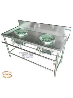 เตาแก๊ส สเตนเลส 2 หัว KB-7