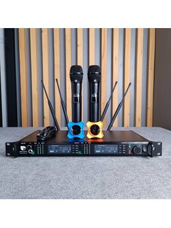 A&J AUDIO JOCKEY WM-01D ไมค์ลอยคู่ WM 01D WM01D ไมค์ไร้สาย wireless Microphone ไมค์ลอย เอไอ-ไพศาล