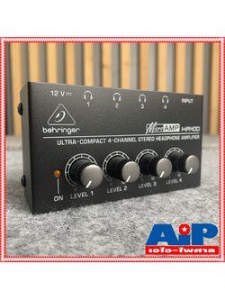 BEHRINGER HA400 HEADPHONE AMP แอมป์ HA-400 HA 400 เครื่องขยายหูฟัง เครื่องแยกหูฟัง แอมป์ขยายหูฟัง เอไอ-ไพศาล +++