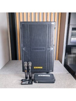 STRONGER HS-158EM ตู้ลำโพงไม้ 15นิ้ว มีแบต ไมค์ลอย ลำโพงบลูธูท ลำโพงพกพา ลำโพงล้อลาก ลำโพงกลางแจ้ง HS 158EM HS158EM เอไอ-ไพศาล
