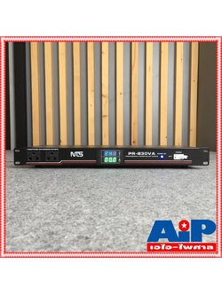 NTS PR830VAโชว์โวลท์และแอมป์ ปลั๊กรางจ่ายไฟสำหรับติดแล็ค BREAKER OUTLET PR 830 VA PR-830VA PR830 PR-830
