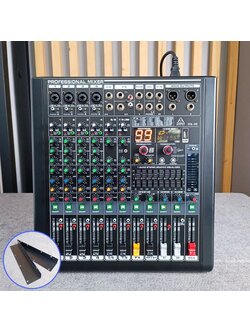 MICROTECH HK-08 MIXER แถมฟรี ปีกยึดRACK ไมโครเทค USB บลูทูธ MP3 มิกเซอร์อนาล็อก 8 ช่อง เอฟเฟคแท้ HK 08 HK08 เอไอ-ไพศาล