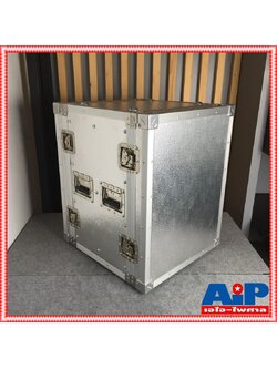 COMPACT RACK SD14U 2ฝาหน้า-หลัง ลึก16นิ้ว ผิวอลูมิเนียม คอมแพ็ค SD 14U SD 14 U กล่องใส่เครื่องเสียง