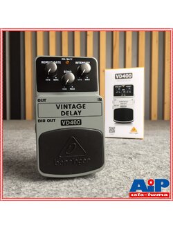 BEHRINGER VD-400 เอฟเฟคกีต้าร์ Vintage Analog Delay เอฟเฟ็คกีตาร์ที่ให้เสียงแบบ Vintage Analog Delay VD 400 VD400 +++ เอไอ-ไพศาล