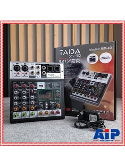 TADA M-4 MIXER MM-4D มิกเซอร์อนาล็อก 4 ช่อง เอฟเฟคแท้ มิกเซอร์ขนาดเล็ก ธาดา M 4 M4 MM4 MM 4 ta da เอไอ-ไพศาล