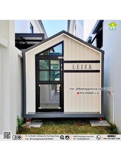 บ้านหมา บ้านแมว บ้านสัตว์เลี้ยง 𝐓𝐡𝐚𝐢 𝐝𝐨𝐠𝐠𝐲 𝐡𝐨𝐮𝐬𝗲 แบบติดแอร์ได้