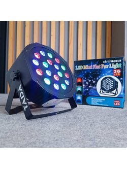 TADA MINI รุ่น 18 RGB โคมPVC โคมพาร์ ไฟพาร์ LED TA DA มินิ ดวงไฟ 18 ดวง 18-RGB 18 RGB เอไอ-ไพศาล