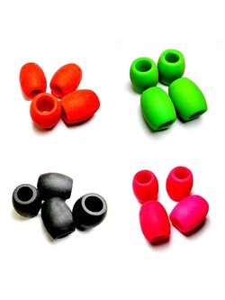 ยางรองขาสกี (4ชิ้น) ทรงรี 8มิล/9มิล/10มิล