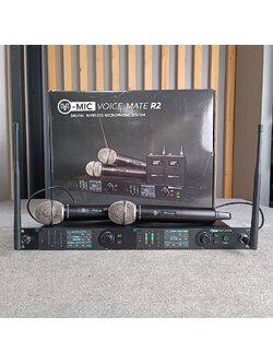 VL AUDIO V-MIC VOICE MATE R2 ไมค์ลอยคู่ ไมโครโฟน ไมค์ไร้สาย ไมค์ลอย Microphone มือถือคู่ เอไอ-ไพศาล
