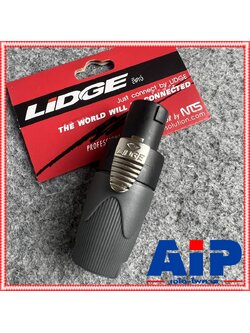 Lidge YM-122A speakon สีดำ สเปคคอน ตัวผู้ แจ็คสเปคคอน YM 122 A สเปคคอนตัวผู้ สเปคคอนตู้ลำโพง YM122 เอไอ-ไพศาล