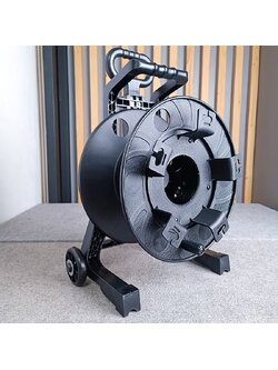 LIDGE YM-421 ล้อสายไฟ โรลม้วนสายไฟ ล้อเก็บสายไฟเปล่า+ล้อลาก YM421 YM 421 ล้อม้วนเก็บสายไฟ เอไอ-ไพศาล