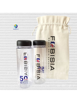 กระบอกน้ำพลาสติก