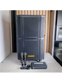 STRONGER HS-188EM ตู้ลำโพงไม้ 18นิ้ว มีแบต ไมค์ลอย ลำโพงบลูธูท ลำโพงพกพา ลำโพงล้อลาก ลำโพงกลางแจ้ง HS 188EM HS188EM เอไอ-ไพศาล