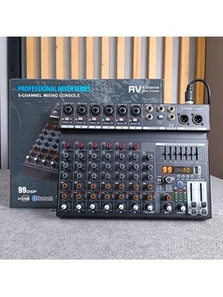 TADA CHAMP-8 MIXER มิกเซอร์อนาล็อก 8 แชนแนล บลูทูธ Bluetooth mixer เอฟเฟคแท้ ธาดา TA DA CHAMP 8 CHAMP8 เอไอ-ไพศาล