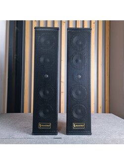 ราคาต่อ1คู่ 2ใบ SOUNDBEST CL-214S ตู้ลำโพงคอลัมน์ 4นิ้วx4ดอก ลำโพงคอลัมน์ Column speaker ลำโพง CL 214S CL214S เอไอ-ไพศาล