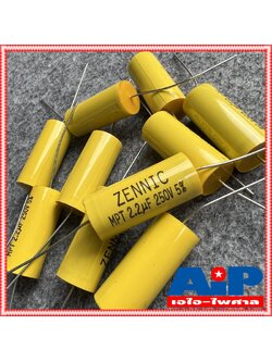 10ตัว ZENNIC C2.2/250V MPT สีเหลือง Cเสียงแหลม คาปาซิเตอร์ คอนเดนเซอร์ ซีเสียงแหลม ซ๊2.2/250โวลต์ ซีตัดเสียงแหลม เอไอ-ไพศาล