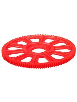 TL : 450 Main Drive Gear เฉียง (2ชิ้น) - สีแดง