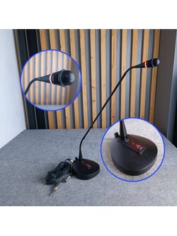 ไมโครโฟนแบบตั้งโต๊ะ ไมค์ประชุม พร้อมสาย (คอไมค์ยาว 60CM.) NPE VCP-650 ไมค์ตั้งโต๊ะ VCP 650 ไมค์สาย ไมตั้งโต๊ะ เอไอ-ไพศาล