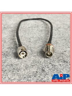 สายย้ายเสาไมค์ลอย TNC หัวท้าย AT-1 อุปกรณ์ย้ายเสา ไมค์ลอย สายย้ายเสาไมค์ ขั้วแบบเกลียว TNC ราคาต่อ1เส้น