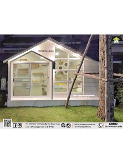 บ้านหมา บ้านแมวติดแอร์ " 𝐍𝐎𝐑𝐃𝐈𝐂 𝐒𝐓𝐘𝐋𝐄 " ฟังก์ชั่นครบ หลังใหญ่ กระจกบานใหญ่เปิดรับแสงธรรมชาติได้ดี โทนบ้านสีขาวทำให้ดูเรียบง่าย สบายตามากขึ้น