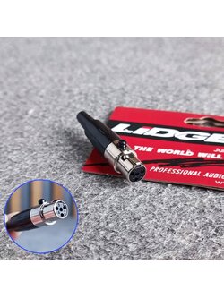 LIDGE YM-282 4P แจ็ค MINI XLR 4ขา แบบต่อสาย ปลั๊กMINI XLRตัวเมีย 4รู YM282 YM 282 เอไอ-ไพศาล