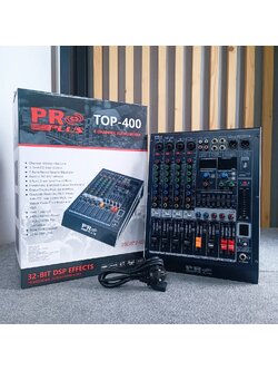 PROPLUS TOP-400 POWERMIXER เพาเวอร์มิกเซอร์สเตอริโอ 4 ชาแนล 250Wx2 USB/Bluetooth PRO PLUS TOP400 TOP 400 เอไอ-ไพศาล
