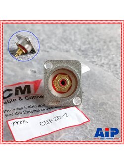 JACK RCA ติดแท่นเหลี่ยม สีแดง CM CMFD-2 แจ็คอาร์ซีเอตัวเมีย RCAเมียติดแท่น CMFD 2 CMFD2 อาร์ซีเอ เอไอ-ไพศาล