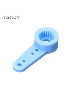 TL : Plastic Servo Arm for HS-65MG/KST215/JX-HV2006MG - สีฟ้า (8ชิ้น)