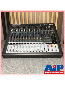 MYNPE GT-1250 POWER MIXER12mono 500W มิกเซอร์ GT1250 POWERMIX เพาเวอร์มิกซ์ มิกซ์ เครื่องเสียง เครื่องปรับแต่งเสียง เอไอ-ไพศาล